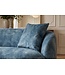 Invicta Interior Fluwelen Tweezitsbank ELEMENTAL 180cm petrol