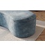 Invicta Interior Bankje ELEMENTAL 120cm bekleed met opbergvak fluweel petrol
