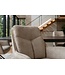 Invicta Interior Draaibare fauteuil PROMETHEUS draaibaar 180° met armleuningen vogue velours fluweel beige