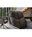 Invicta Interior Draaibare fauteuil PROMETHEUS roteerbaar 180° met armleuningen vogue velours fluweel grafietgrijs