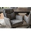 Invicta Interior Draaibare fauteuil PROMETHEUS roteerbaar 180° met armleuningen vogue velours fluweel grafietgrijs