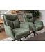 Invicta Interior Swivel chair PROMETHEUS draaibaar 180° met armleuningen groen