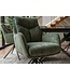 Invicta Interior Swivel chair PROMETHEUS draaibaar 180° met armleuningen groen