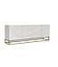 Invicta Interior Dressoir SCORPION 180cm 3D mangohout wit goud