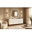 Invicta Interior Dressoir SCORPION 180cm 3D mangohout wit goud