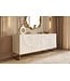 Invicta Interior Dressoir SCORPION 180cm 3D mangohout wit goud