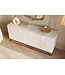 Invicta Interior Dressoir SCORPION 180cm 3D mangohout wit goud