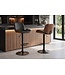 Invicta Interior Barkruk CHICAGO 360° 89-111cm essenfineer kunstleer zwart bruin