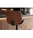 Invicta Interior Barkruk CHICAGO 360° 89-111cm essenfineer kunstleer zwart bruin