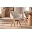 Invicta Interior Fauteuil THE DUTCH COMFORT 180° auto-return met armleuningen bouclé tweed zacht beige natuurlijk