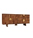 Invicta Interior Dressoir MADISON 180cm gestructureerd front mangohout bruin