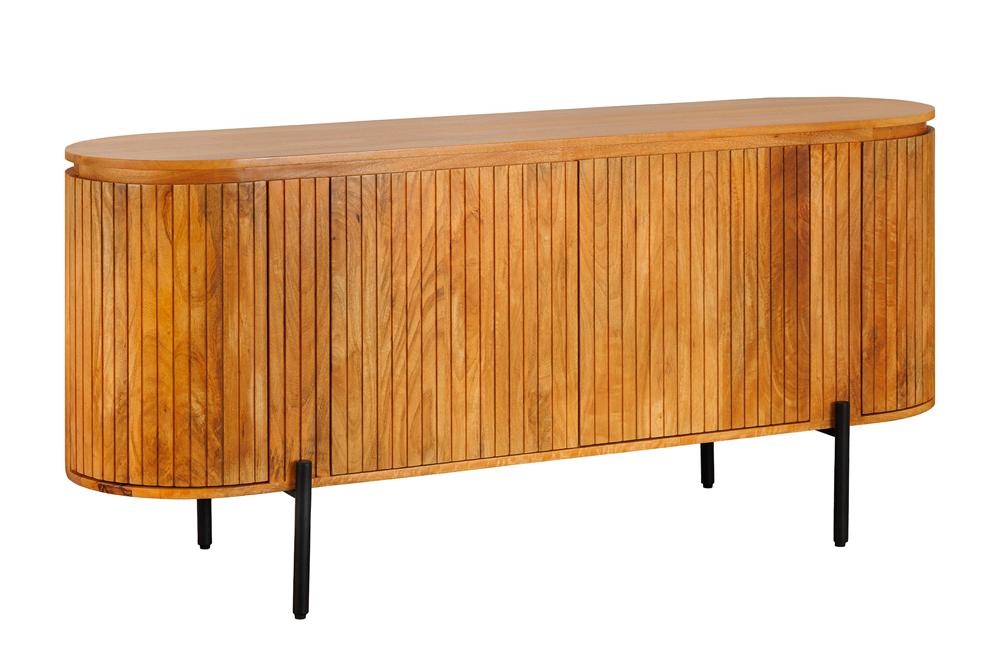 Dressoir GATSBY 160cm retro stijl mangohout naturel