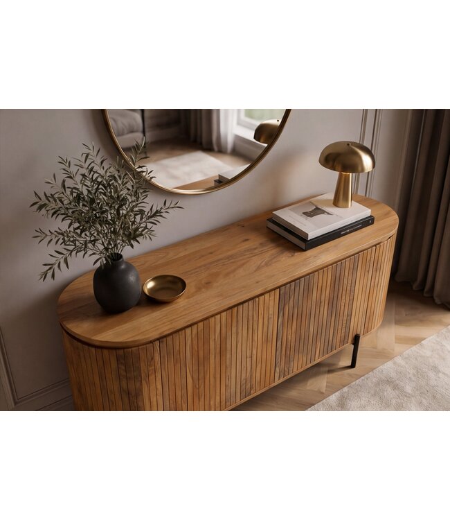 Invicta Interior Dressoir GATSBY 160cm retro stijl mangohout naturel