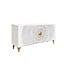 Invicta Interior Dressoir GOLDEN SUNSET 140cm 3D mangohout wit