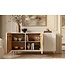 Invicta Interior Dressoir GOLDEN SUNSET 140cm 3D mangohout wit