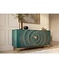 Invicta Interior Dressoir GOLDEN SUNSET 140cm 3D mangohout turquoise