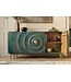 Invicta Interior Dressoir GOLDEN SUNSET 140cm 3D mangohout turquoise