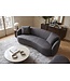 Invicta Interior Tweepersoonsbank ELEMENTAL 180cm fluweel grafiet grijs