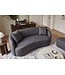 Invicta Interior Tweepersoonsbank ELEMENTAL 180cm fluweel grafiet grijs