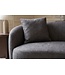 Invicta Interior Tweepersoonsbank ELEMENTAL 180cm fluweel grafiet grijs