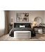 Invicta Interior Bankje VOGUE 85cm ovaal bekleed met opbergruimte bouclé wit