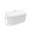 Invicta Interior Bankje VOGUE 85cm ovaal bekleed met opbergruimte bouclé wit