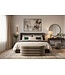 Invicta Interior Bankje met opbergruimte VOGUE 85cm ovaal bekleed fluweel champagne