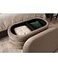 Invicta Interior Bankje met opbergruimte VOGUE 85cm ovaal bekleed fluweel champagne
