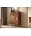 Invicta Interior Highboard GOLDEN SUNSET 120cm 3D mangohout bruin