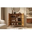 Invicta Interior Highboard GOLDEN SUNSET 120cm 3D mangohout bruin