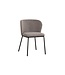 Invicta Interior Stoel LYON zwart metaal rek grijs-beige