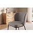 Invicta Interior Stoel LYON zwart metaal rek grijs-beige