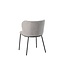 Invicta Interior Stoel LYON zwart metaal rek grijs-beige