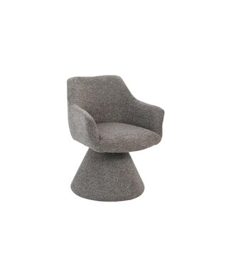 Invicta Interior Draaibare stoel AMBIENTO 180° met automatische terugkeer en armleuningen bruin