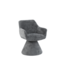 Invicta Interior Draaistoel AMBIENTO 180° auto-return met armleuningen chenille grijs