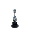 Invicta Interior Tafellamp STONES OF ZEN 45cm met verstelbare lampenkap zwart zilver