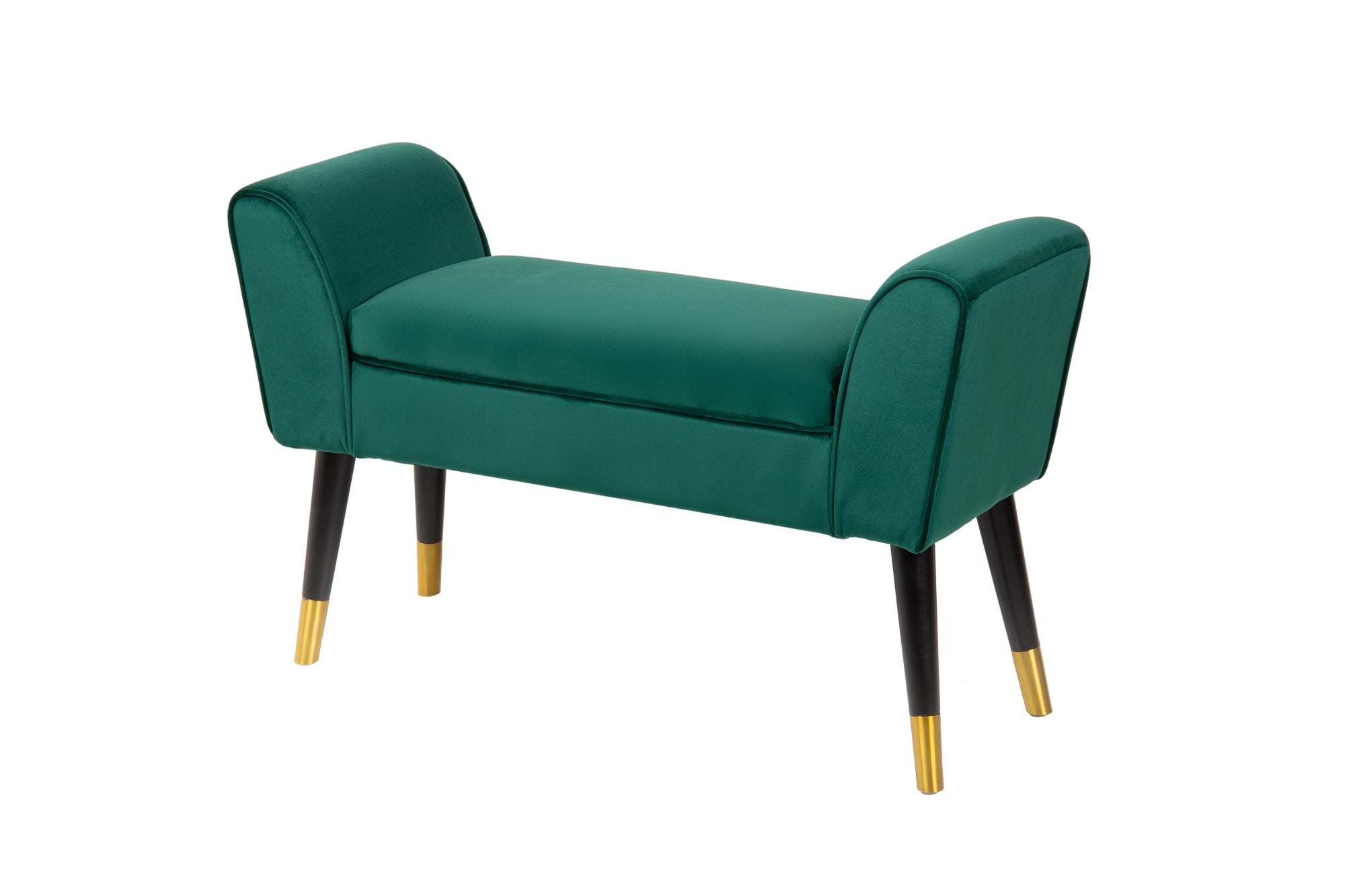 Zitbank SCARLETT 90cm fluweel smaragdgroen - 40406