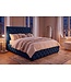 Invicta Interior Bed PARIS CHESTERFIELD 180x200cm fluweel donkerblauw - 40556