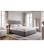 Invicta Interior Bed PARIS CHESTERFIELD 180x200cm linnen grijs - 41327