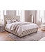 Invicta Interior Bed PARIS CHESTERFIELD 180x200cm linnen stof beige - 41328