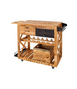 Invicta Interior Barkasten BODEGA 90cm veelzijdig mangohout - 42305