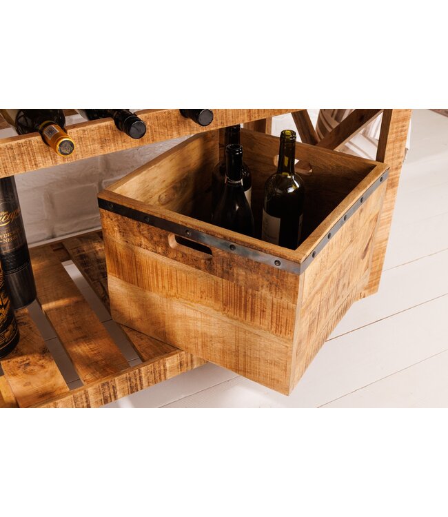 Invicta Interior Barkasten BODEGA 90cm veelzijdig mangohout - 42305