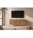Invicta Interior Hangend Dressoir RELIEF 175cm acacia hout naturel - 45796