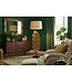 Invicta Interior Vloerlamp LEAF 130cm met stofkap teak wit naturel - 46938