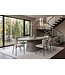 Invicta Interior Eettafel ART DECO 220cm ovaal mango hout grijs smoke - 47046