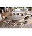 Invicta Interior Eettafel ART DECO 220cm ovaal mango hout grijs smoke - 47046