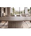 Invicta Interior Eettafel ART DECO 220cm ovaal mango hout grijs smoke - 47046