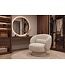 Invicta Interior Fauteuil BOSSA NOVA 360° draaibaar chenille beige - 47463
