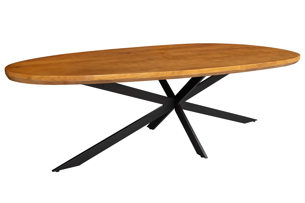 Eettafel ORGANIC ARTWORK 240cm acacia hout bruin - 47566
