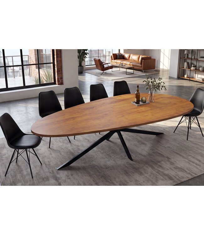 Invicta Interior Eettafel ORGANIC ARTWORK 240cm acacia hout bruin - 47566